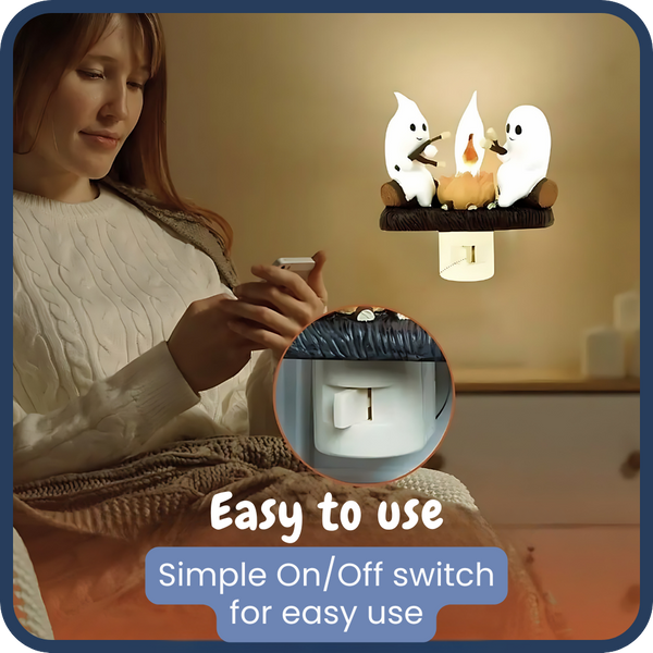 Ghost Campfire Night Light